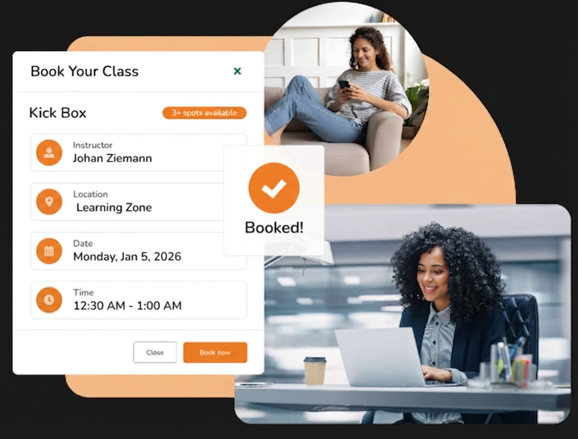 Classes and Memberships Sold Directly From Your Site